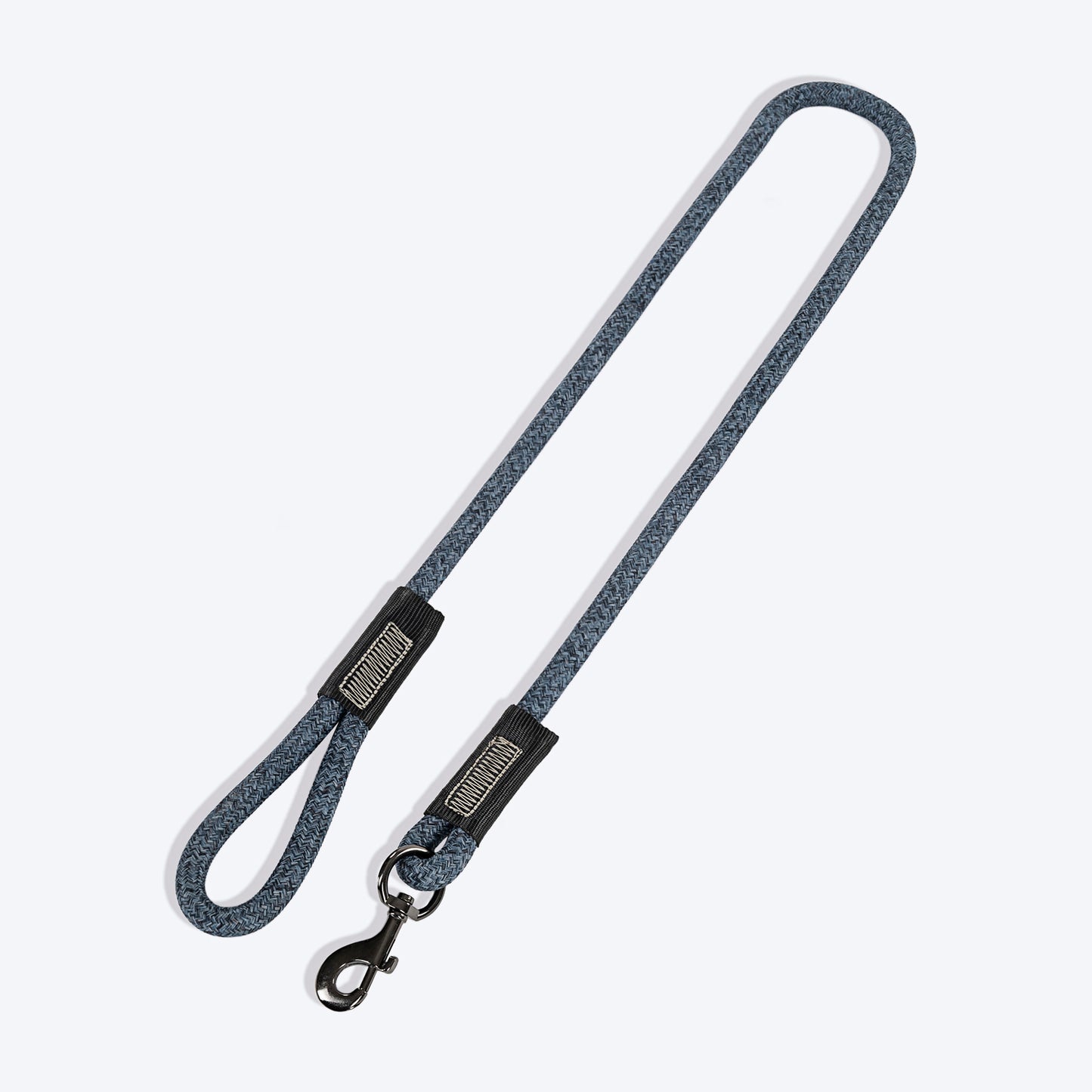 TLC Basic Melange Rope Leash For Dog - Grey - Heads Up For Tails