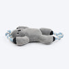 Dash Dog Kuddly Koala Squeaky Plush Toy For Dog - Grey - Heads Up For Tails