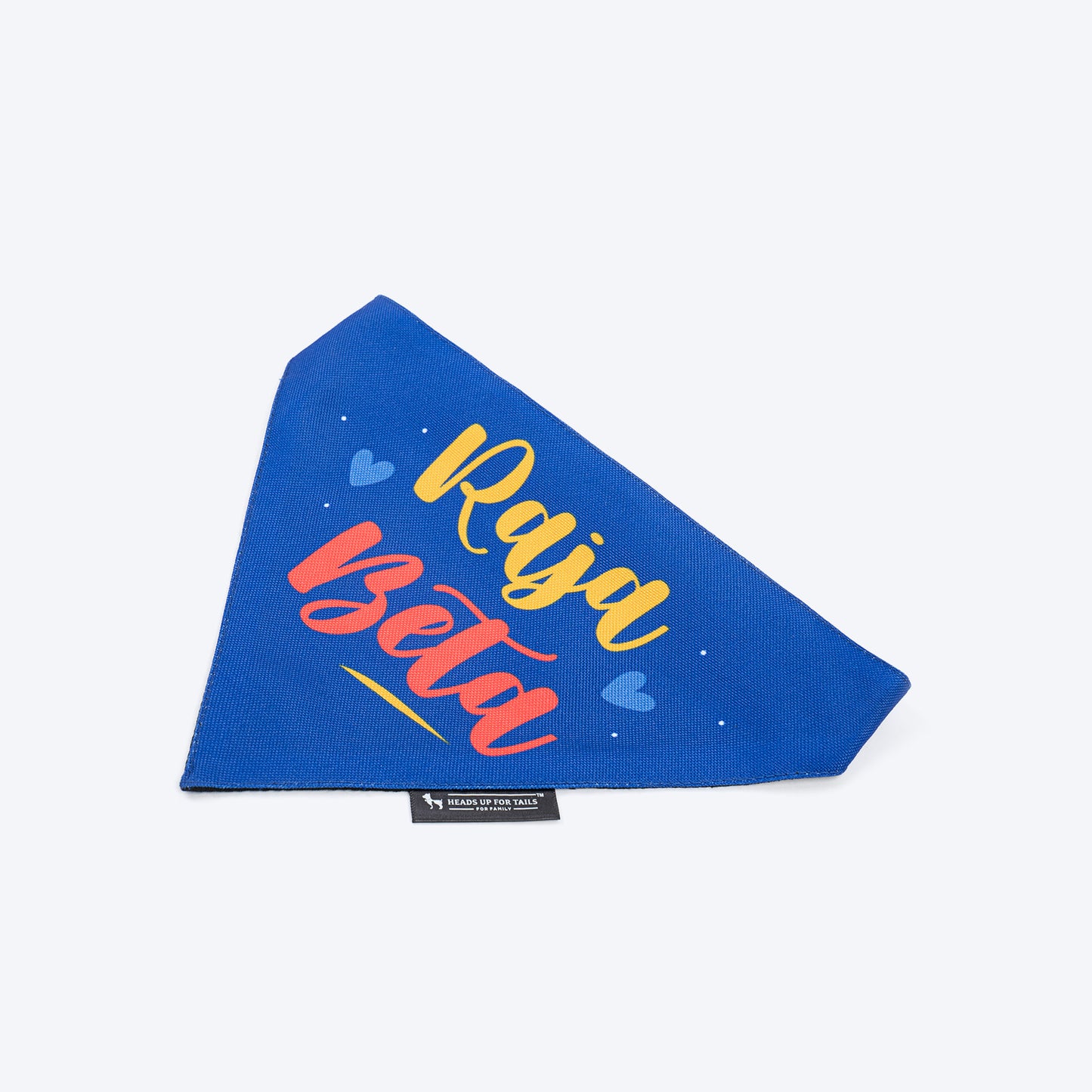 HUFT Raja Beta Bandana For Dog - Blue - Heads Up For Tails