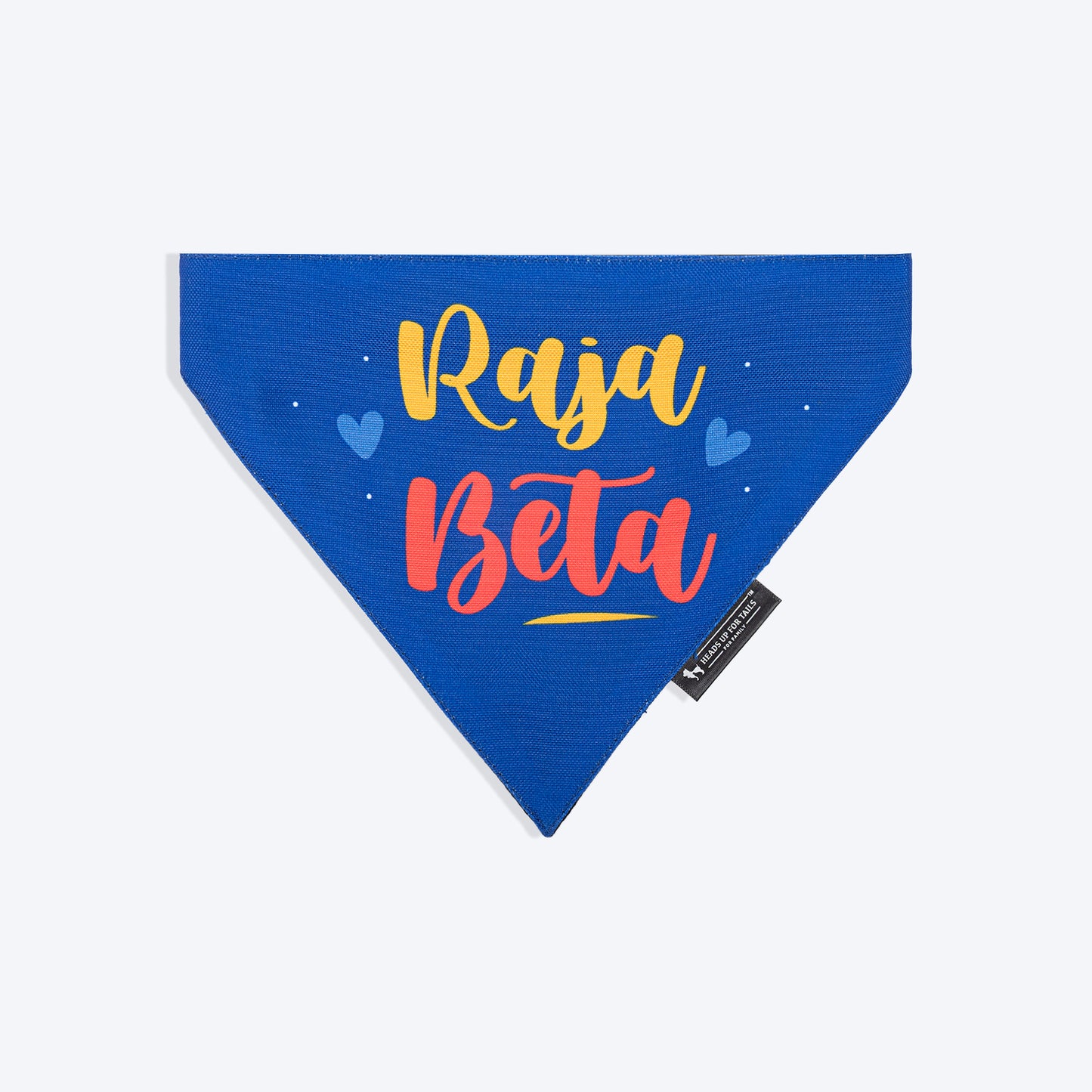 HUFT Raja Beta Bandana For Dog - Blue - Heads Up For Tails
