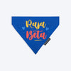 HUFT Raja Beta Bandana For Dog - Blue - Heads Up For Tails