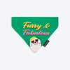 HUFT Furry & Fabulous Bandana For Dog - Green - Heads Up For Tails