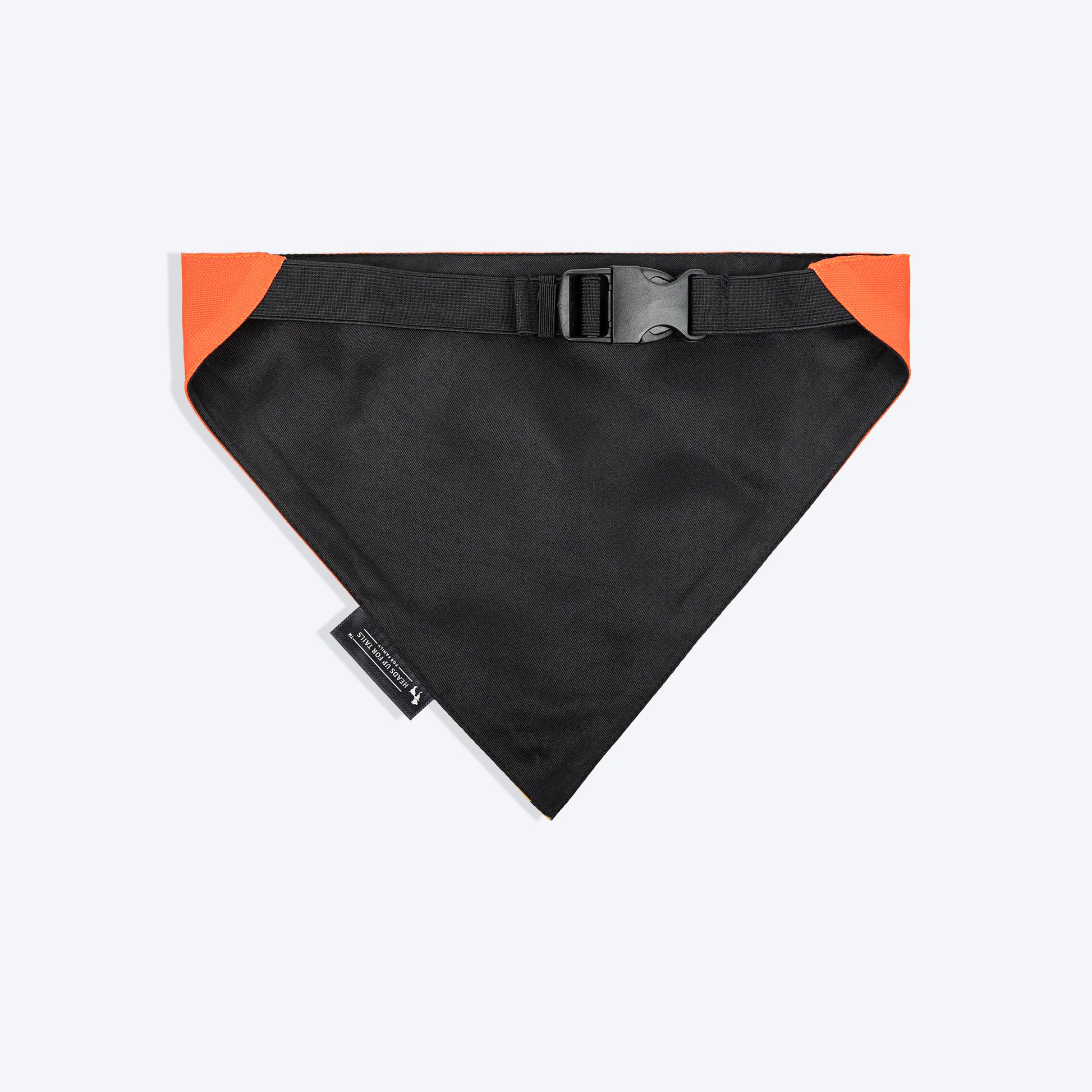 HUFT Aankhon Ka Tara Bandana For Dog - Orange - Heads Up For Tails