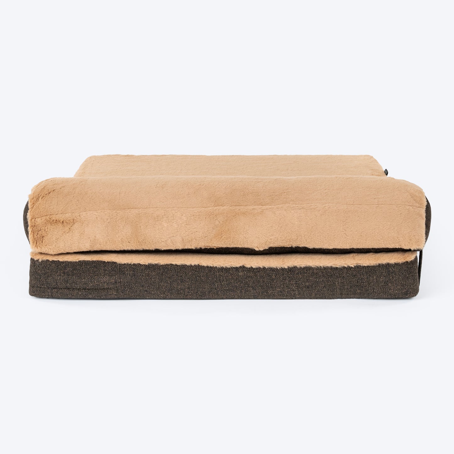 HUFT Furry Orthopedic Dog Bed - Brown (Made To Order) - Heads Up For Tails