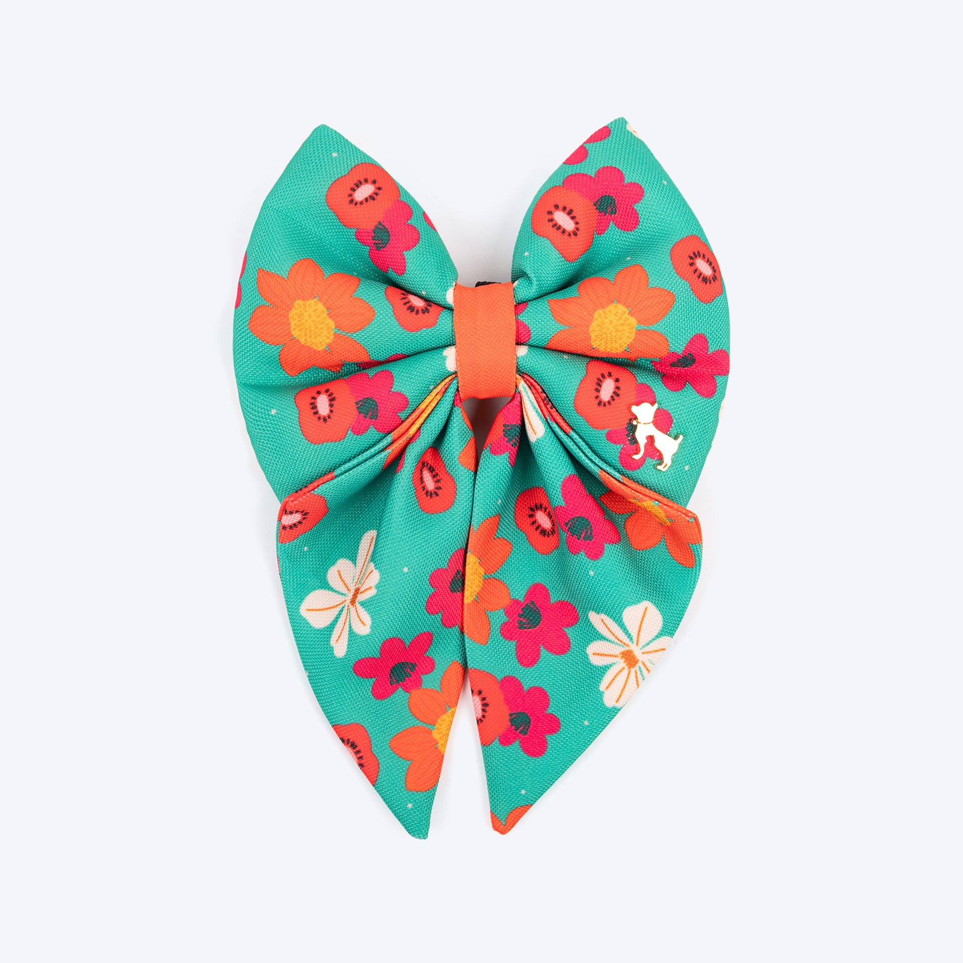 HUFT Beach Bloom Lady Bow Tie For Dog - Green - Heads Up For Tails