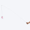 HUFT Featherly Extendable Wand Toy For Cat - Pink & White