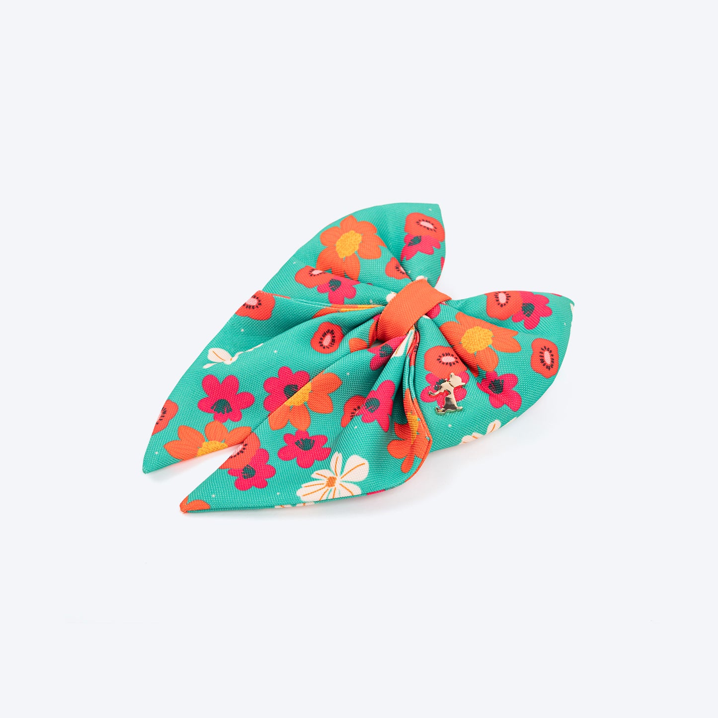 HUFT Beach Bloom Lady Bow Tie For Dog - Green - Heads Up For Tails