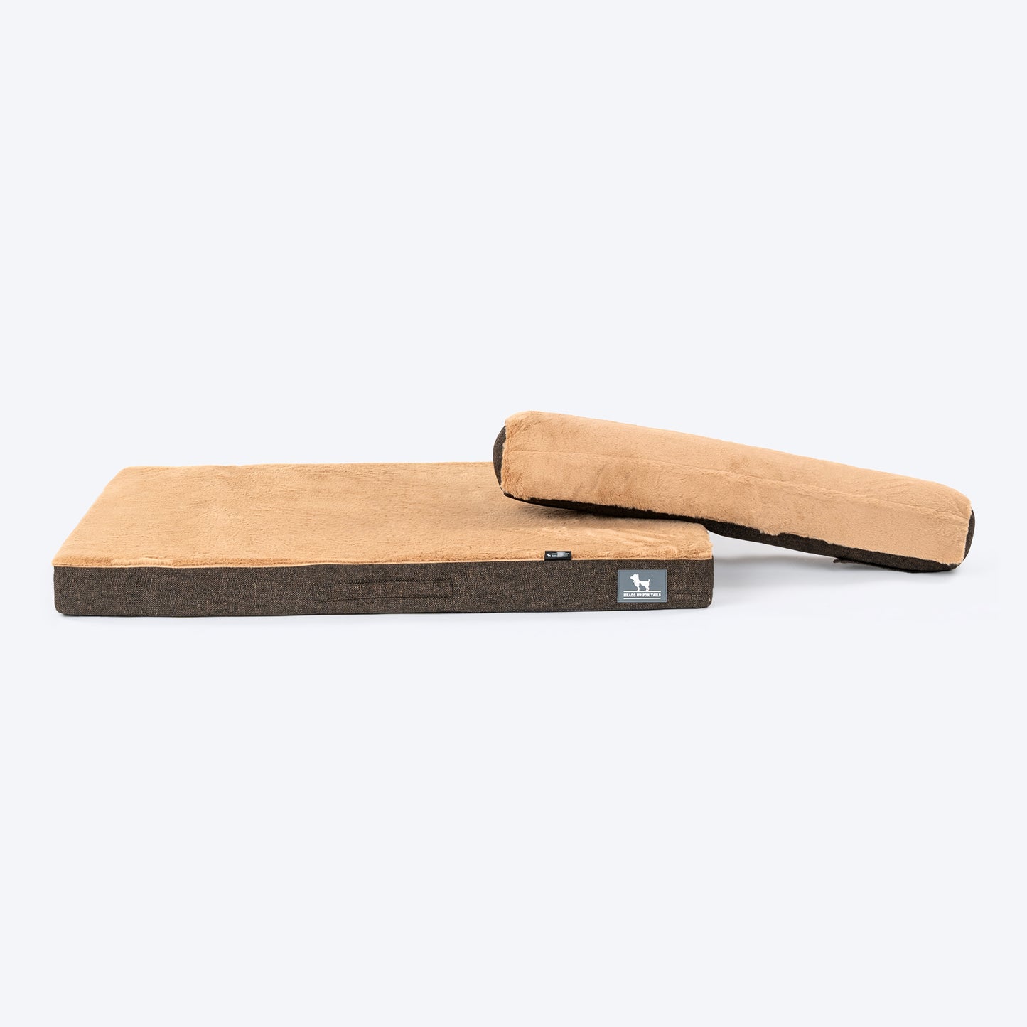 HUFT Furry Orthopedic Dog Bed - Brown (Made To Order) - Heads Up For Tails