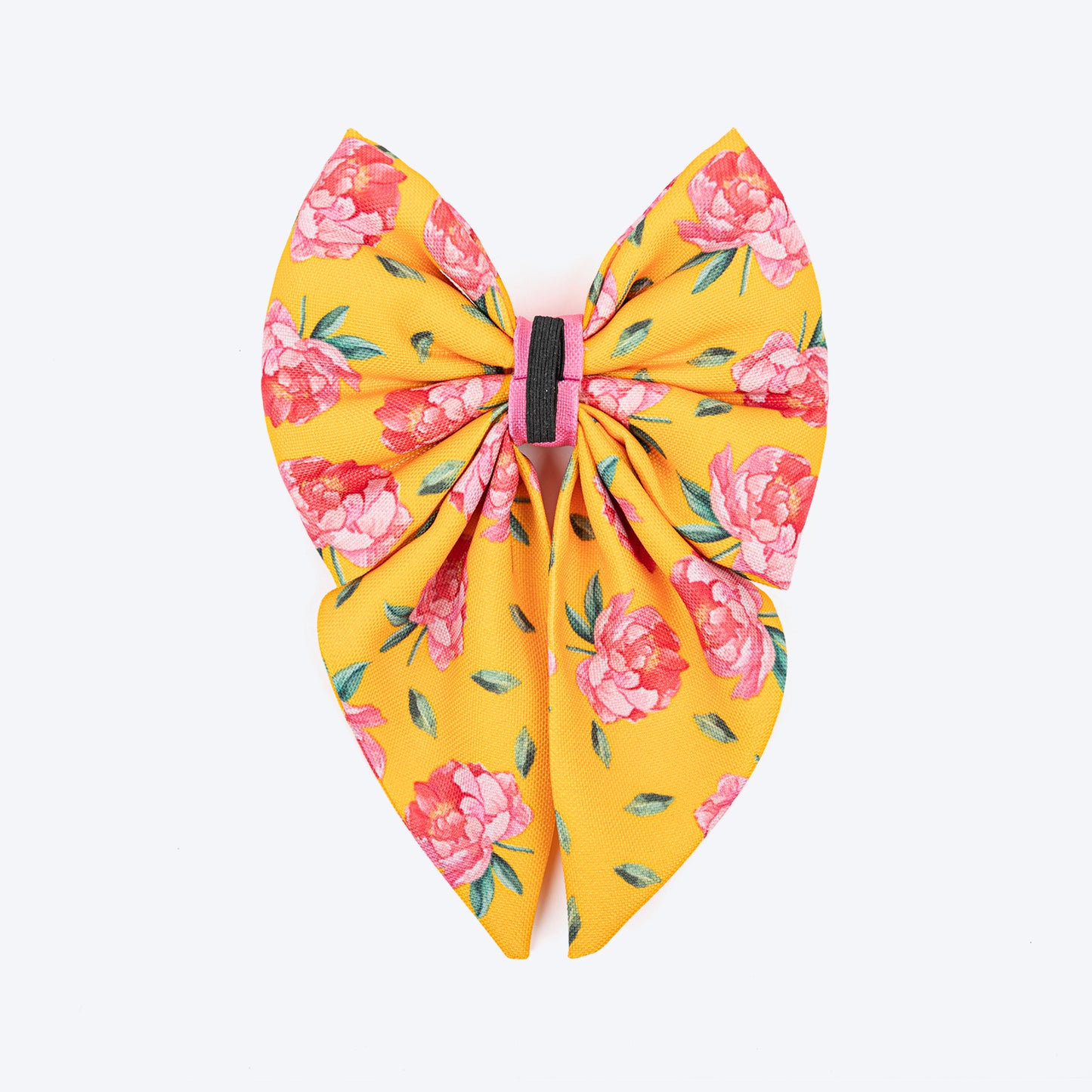 HUFT Blush Bloom Lady Bow Tie For Dog - Yellow - Heads Up For Tails