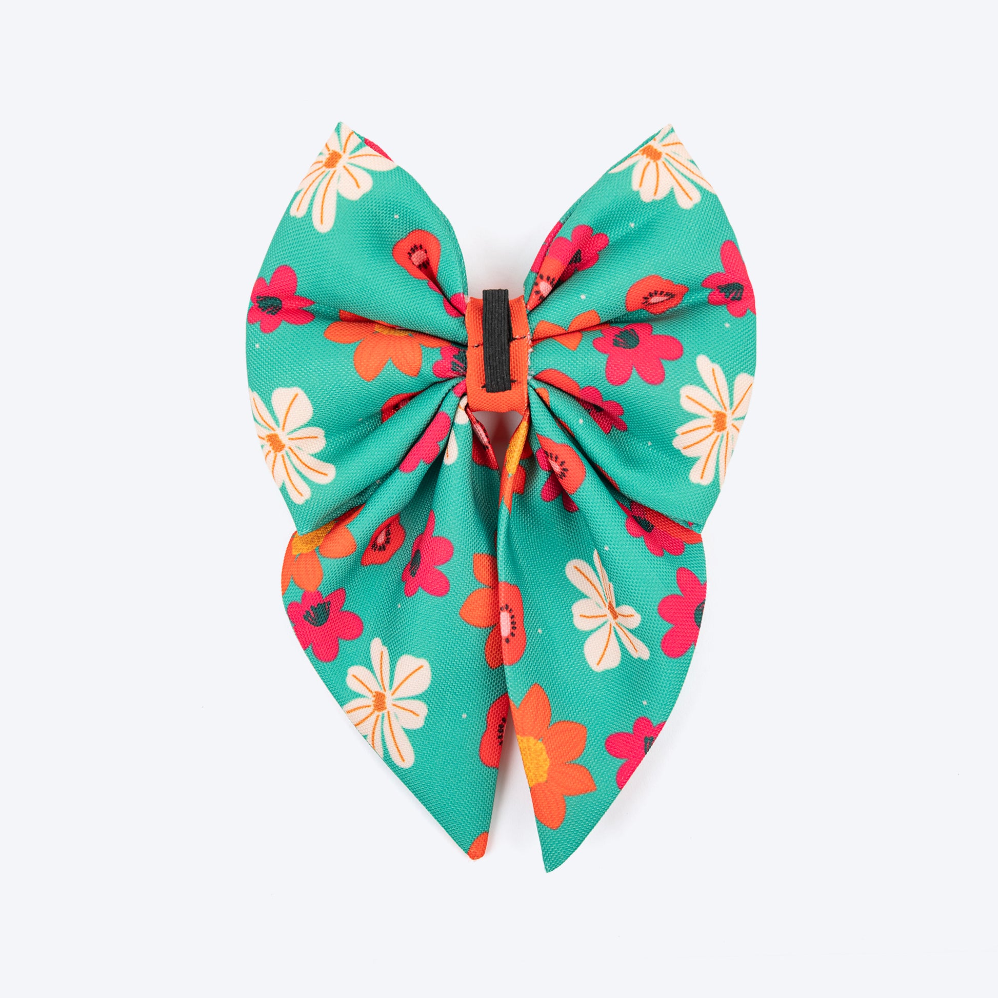 HUFT Beach Bloom Lady Bow Tie For Dog - Green - Heads Up For Tails