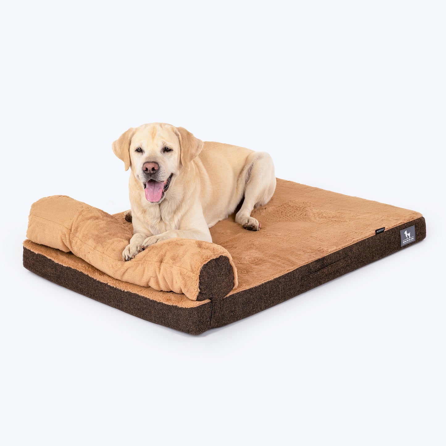 HUFT Furry Orthopedic Dog Bed - Brown (Made To Order) - Heads Up For Tails