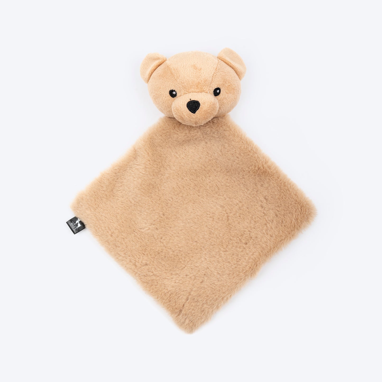 HUFT Crinkle Bear Plush Toy For Small Dog - Brown - Heads Up For Tails