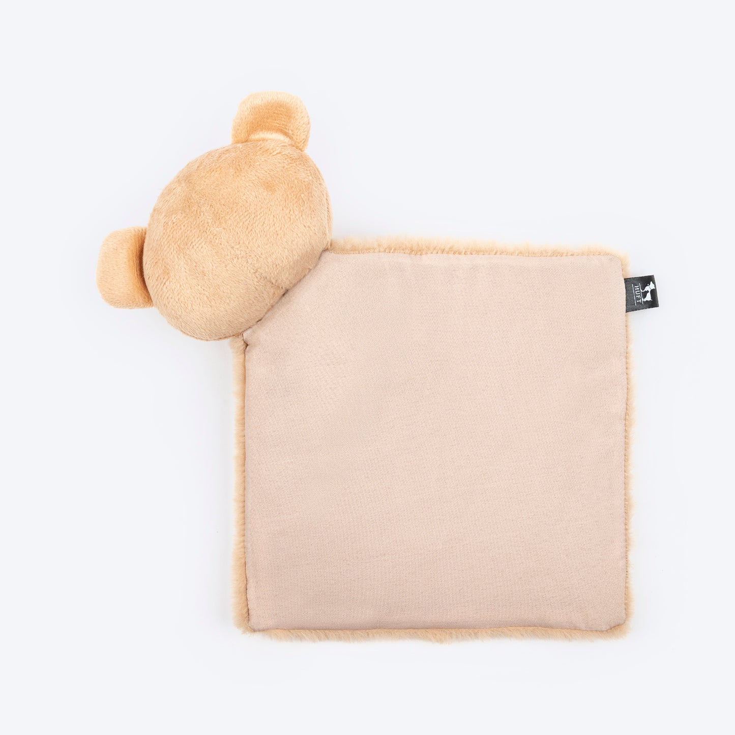 HUFT Crinkle Bear Plush Toy For Small Dog - Brown - Heads Up For Tails