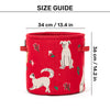 HUFT Doodle Buddy Toy Basket For Dog & Cat - Multicolor - Heads Up For Tails