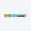 HUFT Dichromatic Collar For Dog - Turquoise & Yellow - Heads Up For Tails