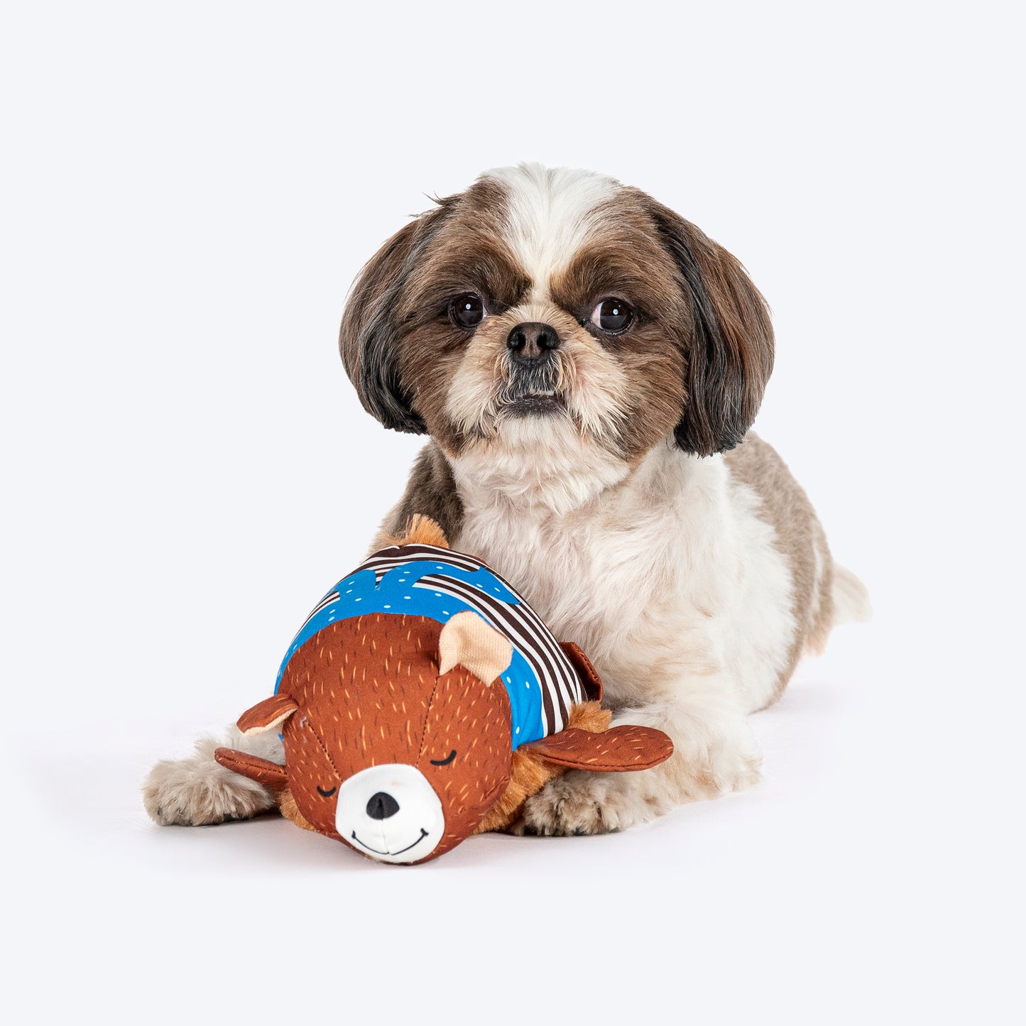 HUFT Scurry The Squirrel Plush Toy For Dog - Brown - Heads Up For Tails