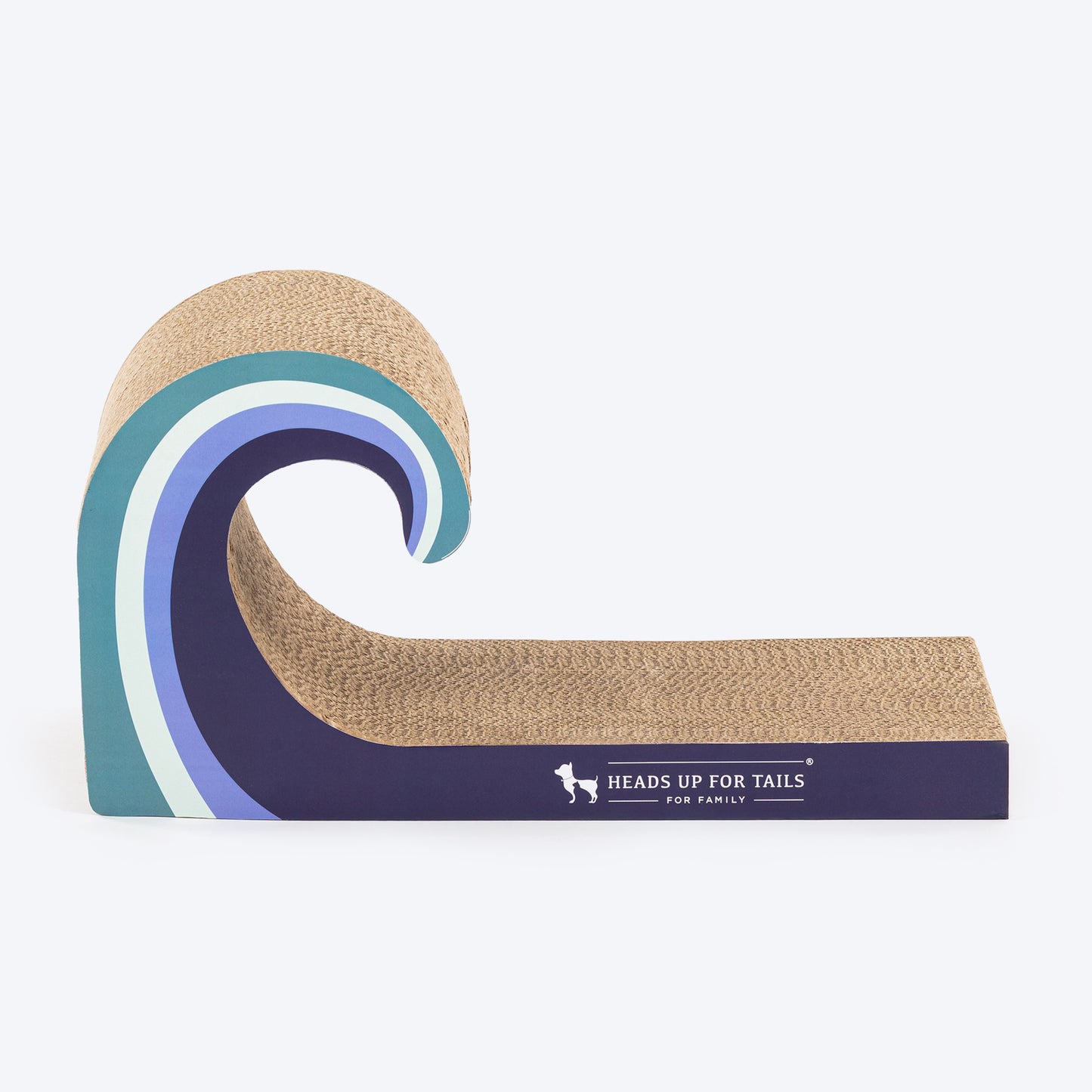 HUFT Tidal Wave Scratcher For Cat - Blue