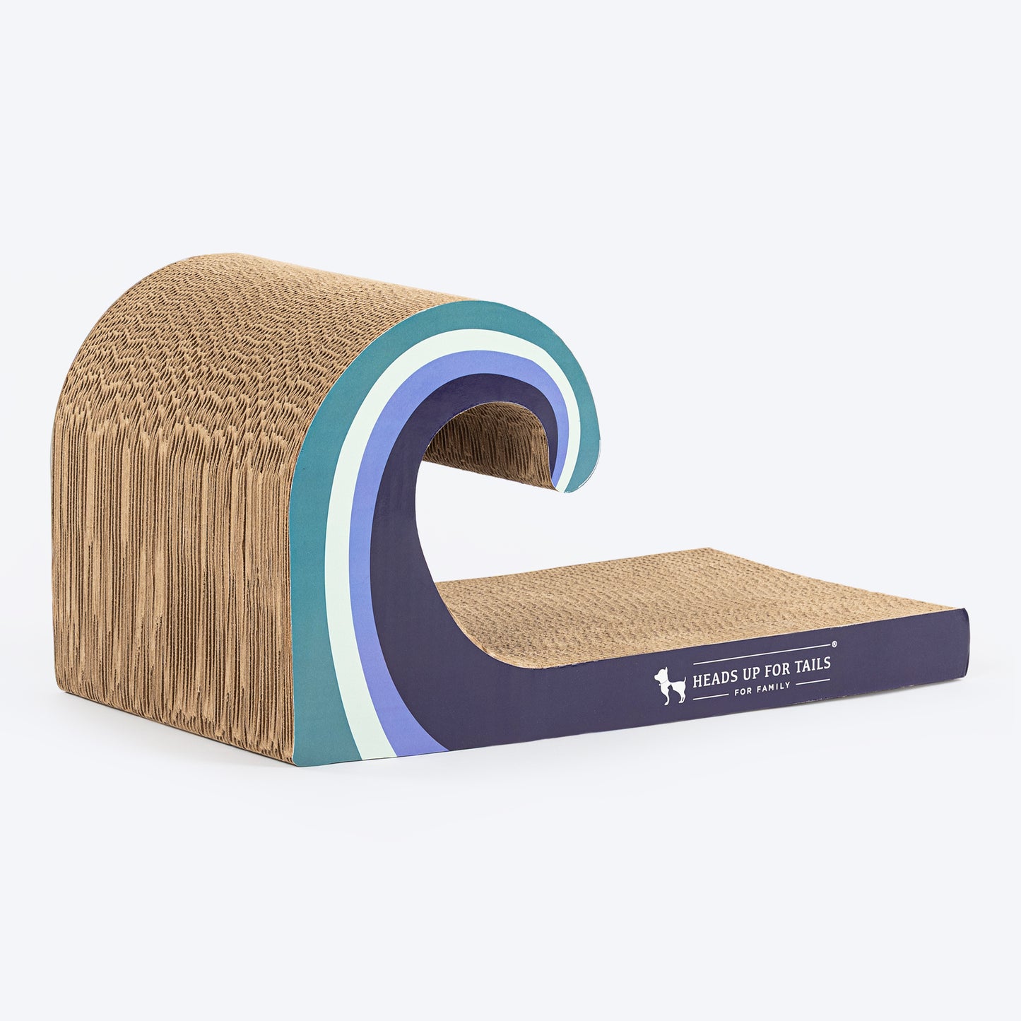 HUFT Tidal Wave Scratcher For Cat - Blue