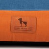 HUFT EasyStep Herring Lounger Bed For Dog - Orange & Blue