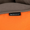 HUFT Cloudy Bear Classic Lounger Bed For Dog - Orange & Grey