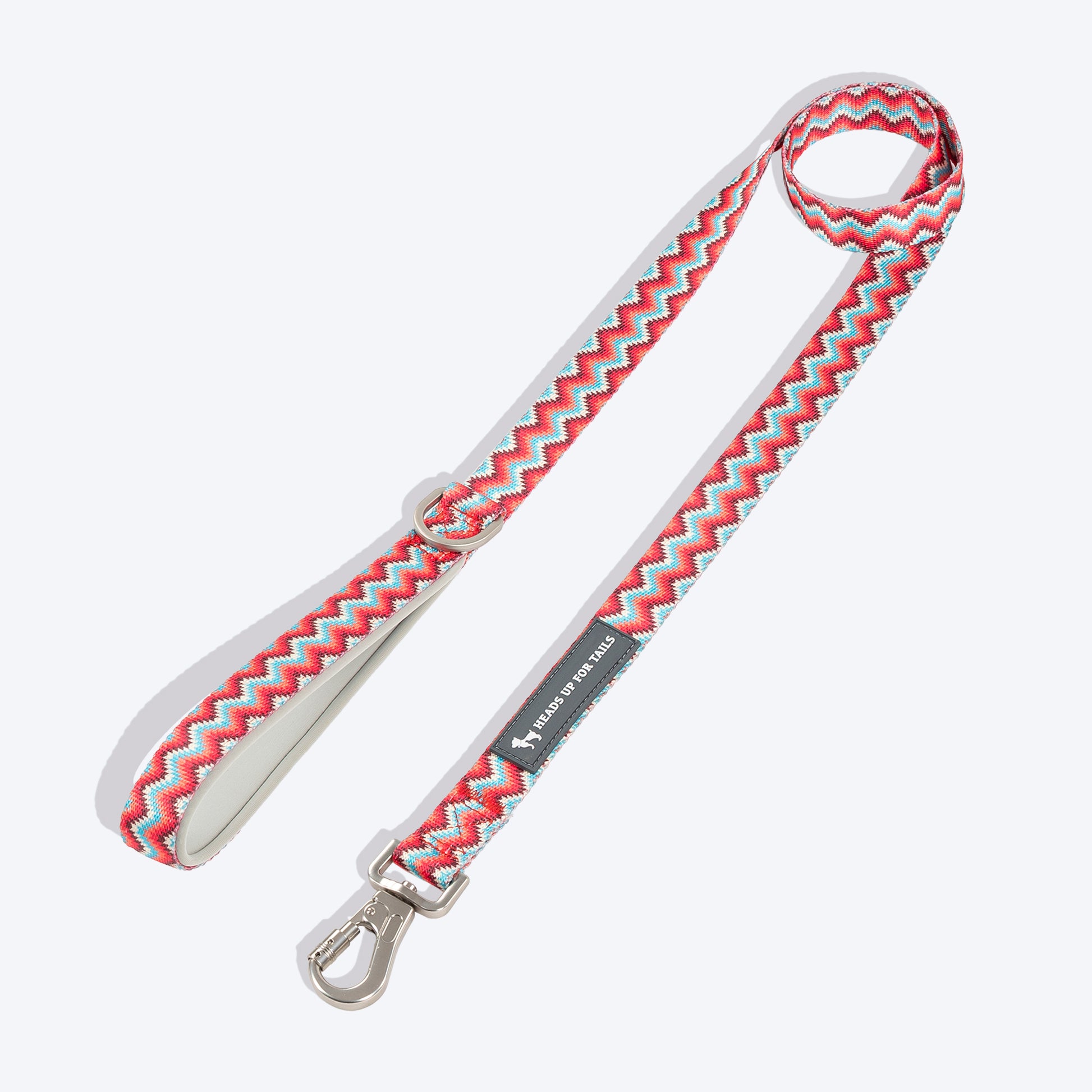 HUFT Zig Zag Galaxy Leash For Dog - Red - Heads Up For Tails