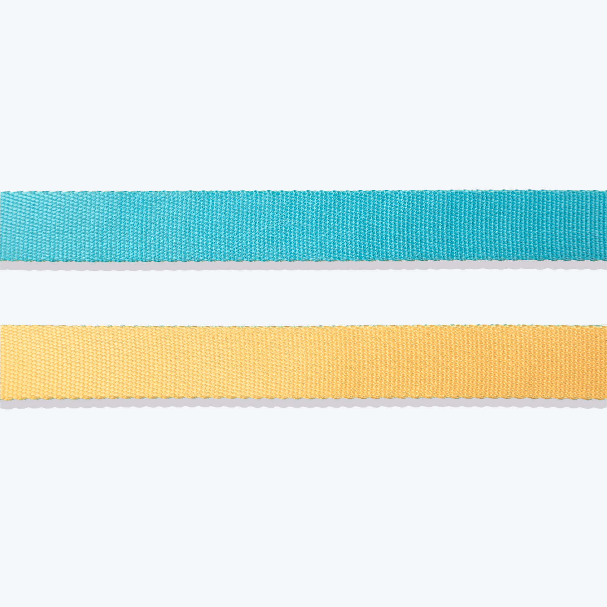 HUFT Dichromatic Leash For Dog - Turquoise & Yellow - Heads Up For Tails