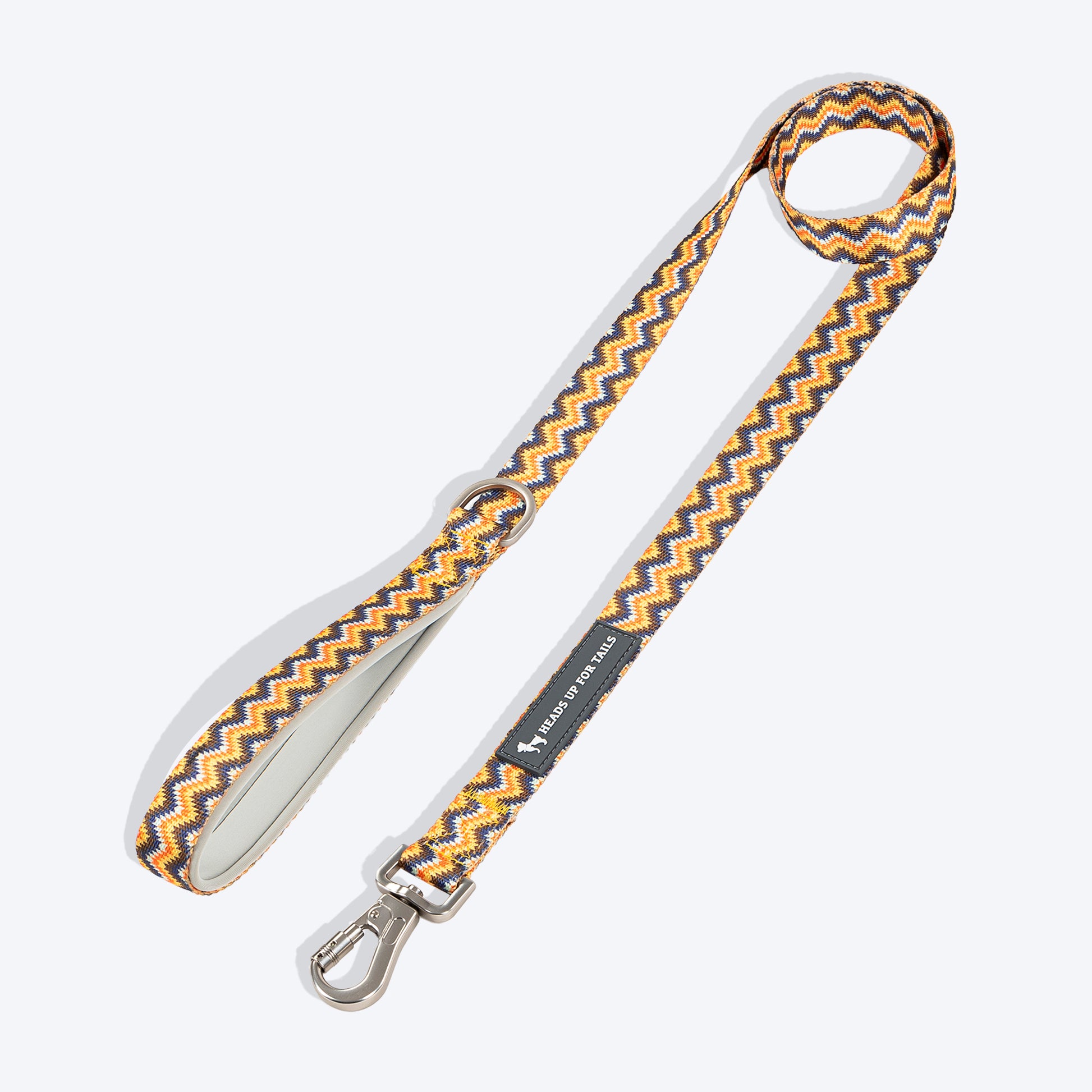 HUFT Zaggy Trail Leash For Dog - Yellow - Heads Up For Tails