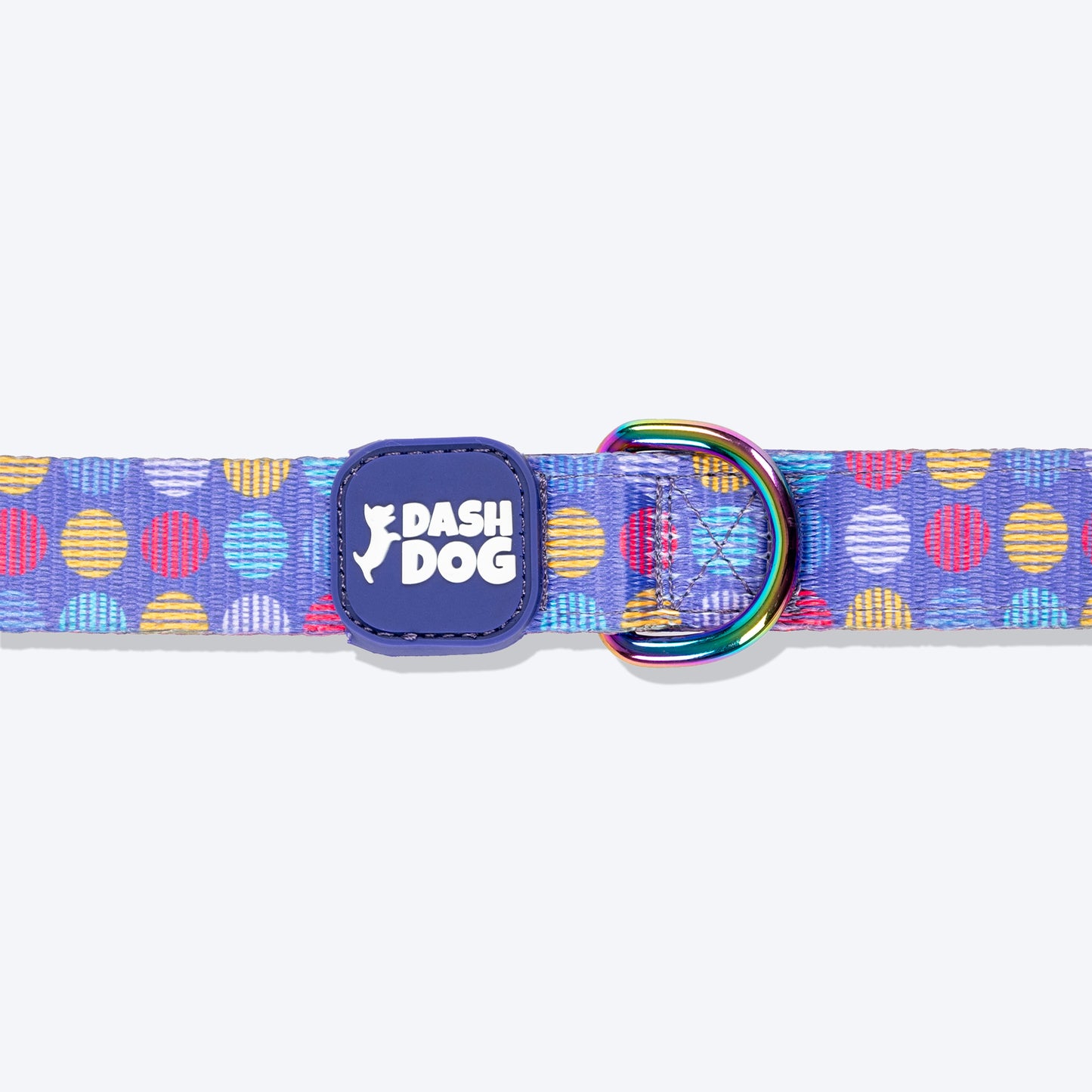 Dash Dog Circle Print Leash - Violet & Red - Heads Up For Tails