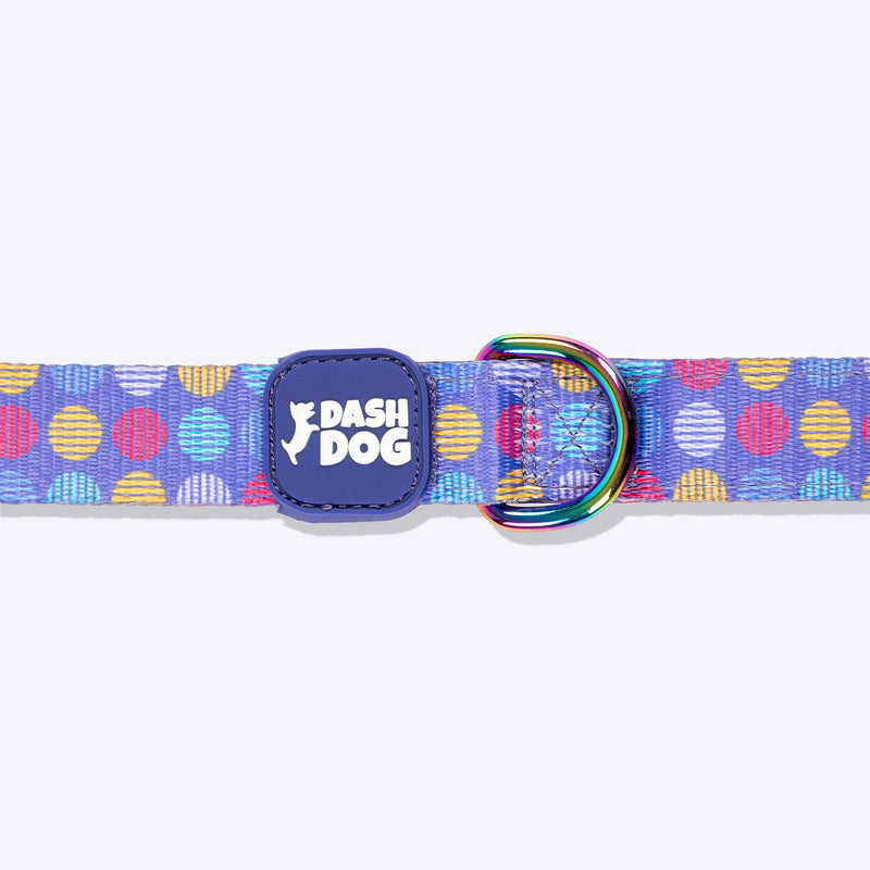 Dash Dog Circle Print Leash - Violet & Red - Heads Up For Tails