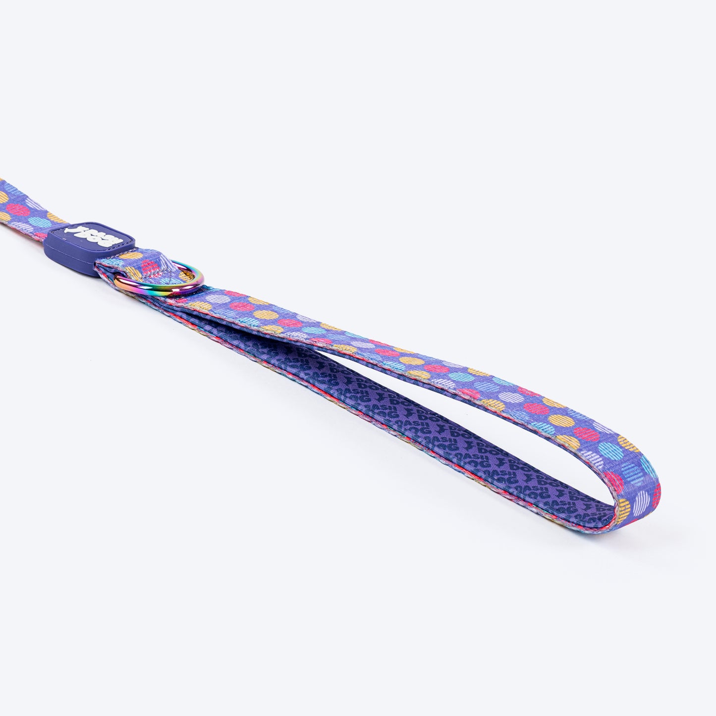 Dash Dog Circle Print Leash - Violet & Red - Heads Up For Tails