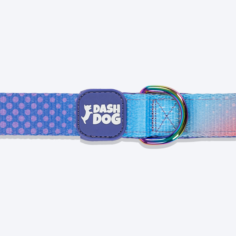 Dash Dog Flow Print Leash - Violet & Red - Heads Up For Tails