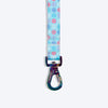 Dash Dog Circle Print Leash - Aqua Blue & Lavender - Heads Up For Tails