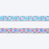 Dash Dog Circle Print Leash - Aqua Blue & Lavender - Heads Up For Tails