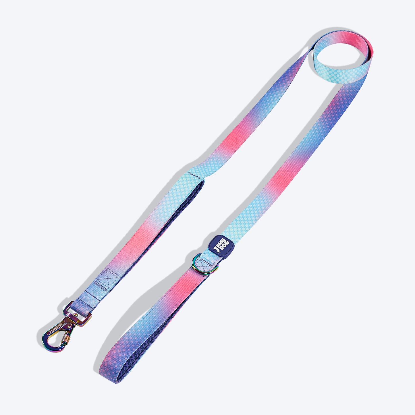 Dash Dog Flow Print Leash - Pink & Aqua Blue - Heads Up For Tails