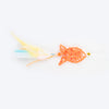 HUFT Fishing Trip Wand Toy For Cat - Orange - Heads Up For Tails