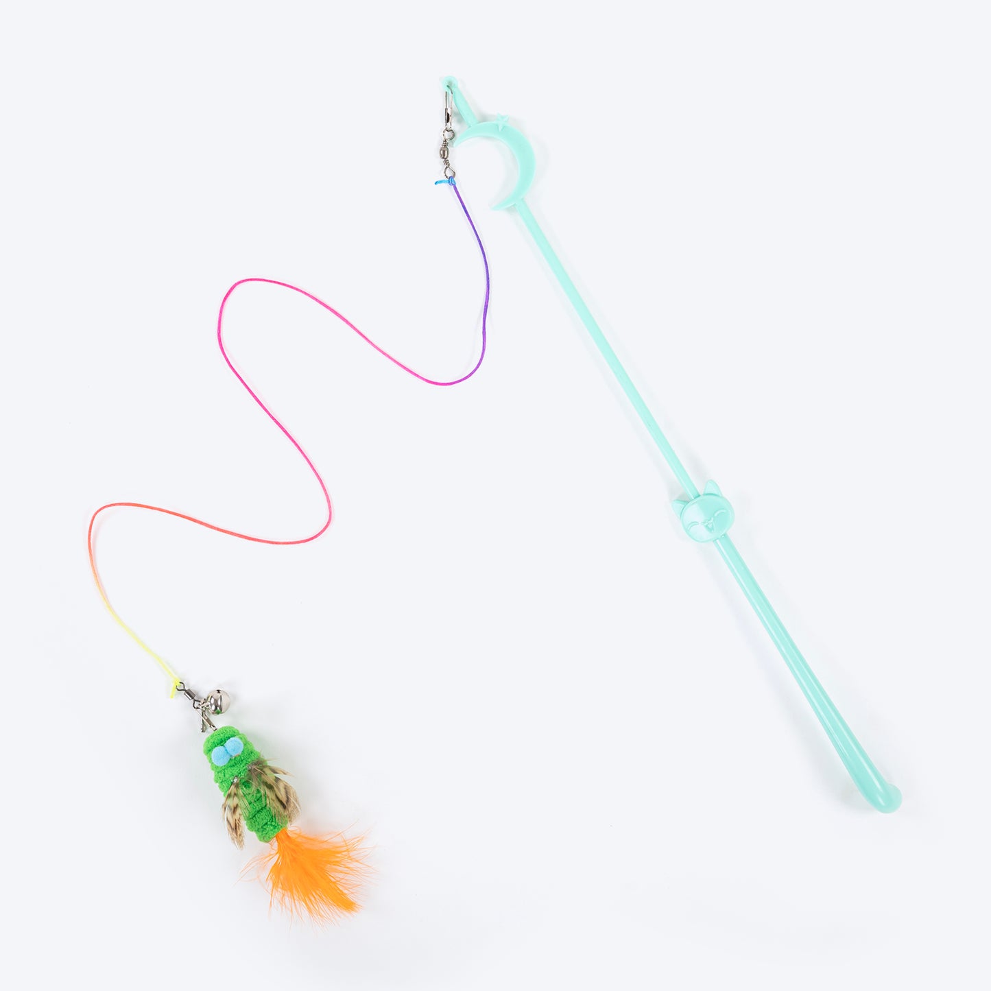 HUFT Whisker Whirl Wand Toy For Cat - Mint - Heads Up For Tails