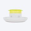 HUFT Push Push Yum! Treat Dispensing Interactive Toy For Dog - White & Green - Heads Up For Tails