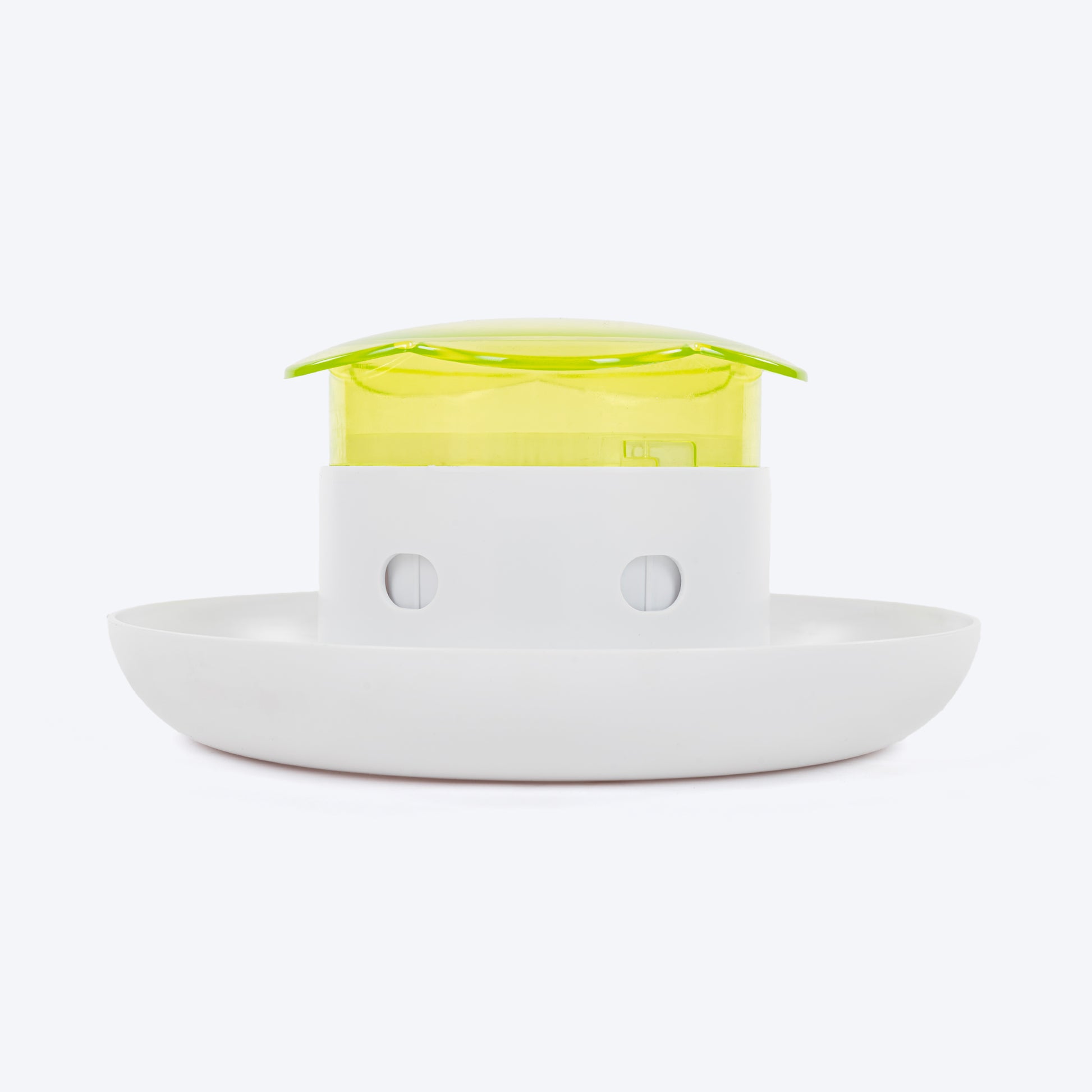 HUFT Push Push Yum! Treat Dispensing Interactive Toy For Dog - White & Green - Heads Up For Tails