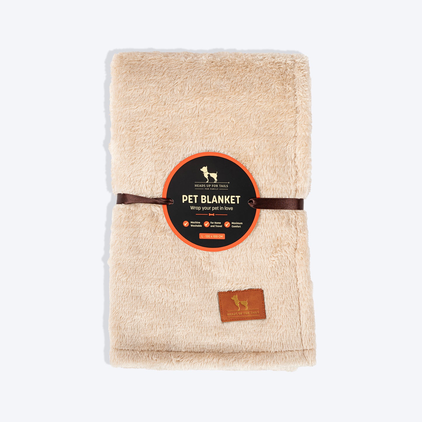 HUFT Furry Wrap Blanket For Dog & Cat - Cream