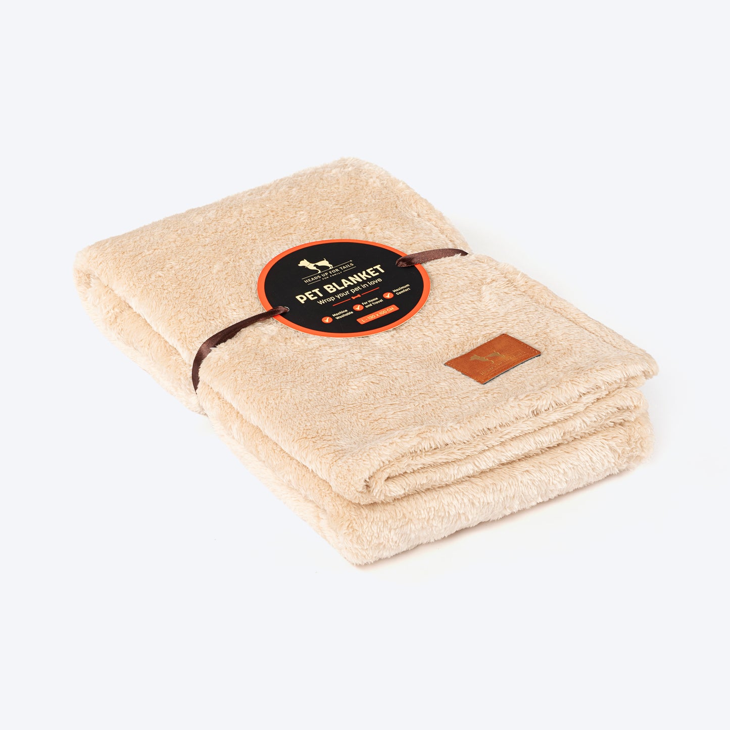 HUFT Furry Wrap Blanket For Dog & Cat - Cream