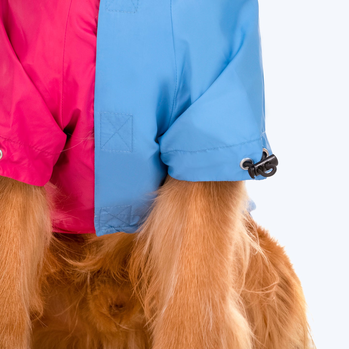 HUFT Magical Mist Dog Raincoat - Light Blue & Pink - Heads Up For Tails