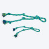 HUFT Tuggables Mighty Knots Rope Toy For Dog - Blue & Green - Heads Up For Tails