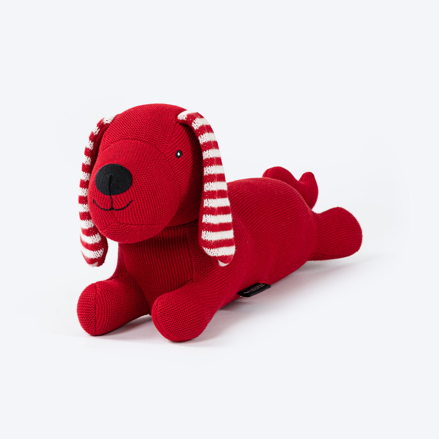 HUFT Stripes & Snouts Blanket With Cushion For Dog - Red - Heads Up For Tails