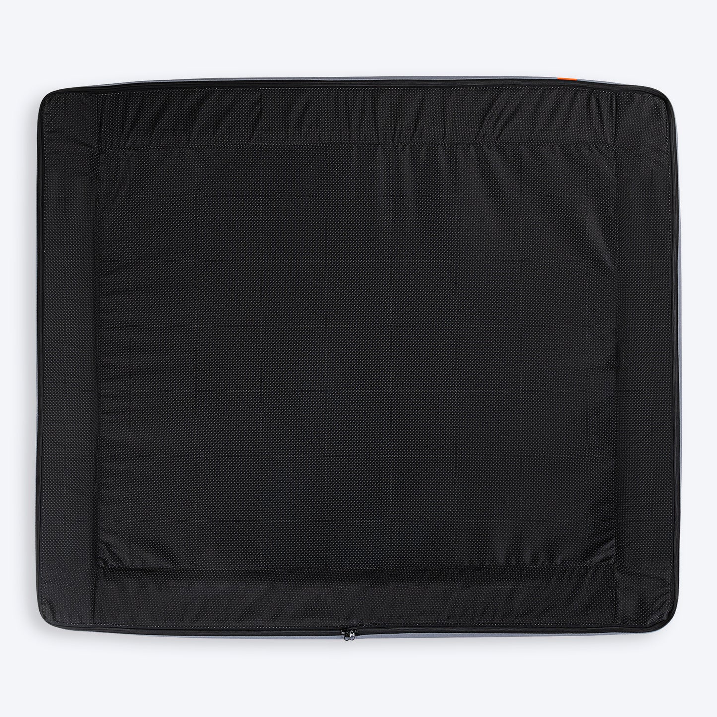 HUFT Royal Snooze Bed for Dog - Grey & Orange - Heads Up For Tails