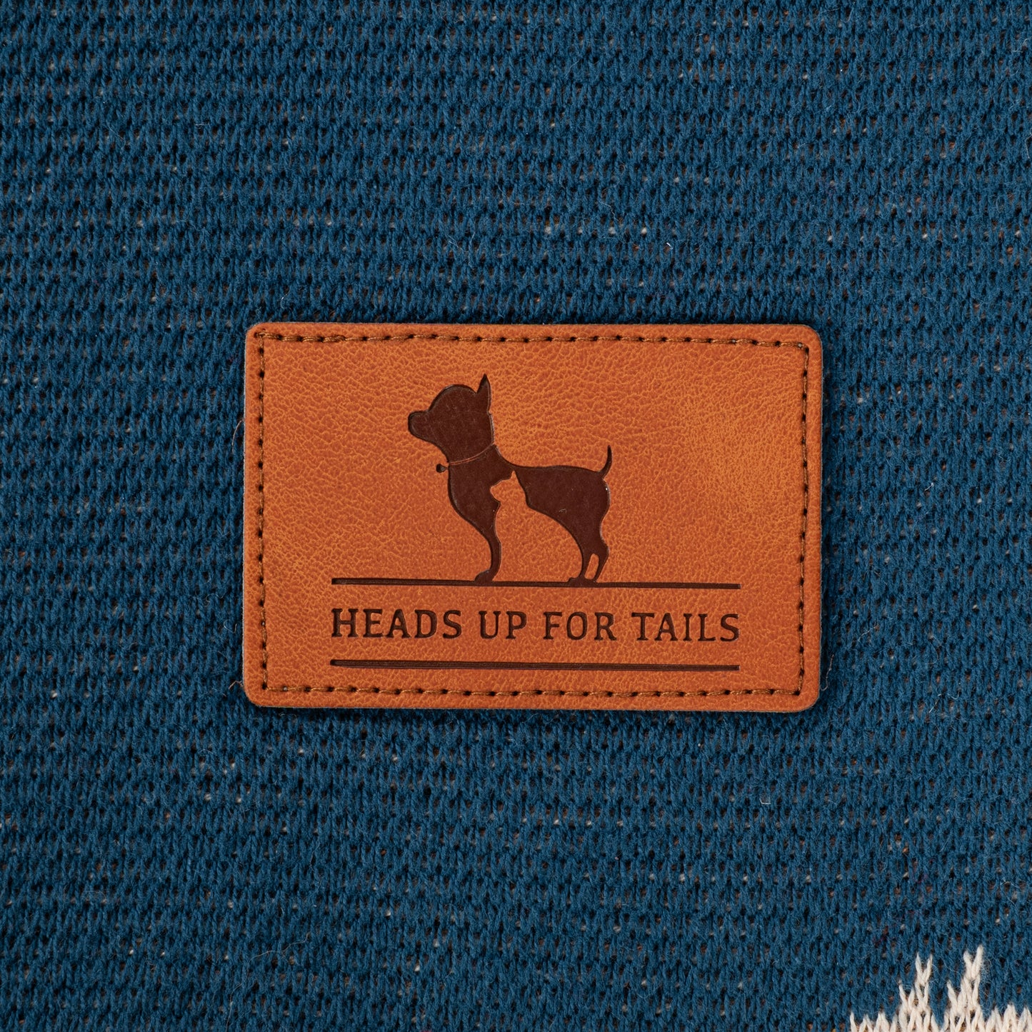 HUFT Bark & Bloom Blanket For Dog - Blue