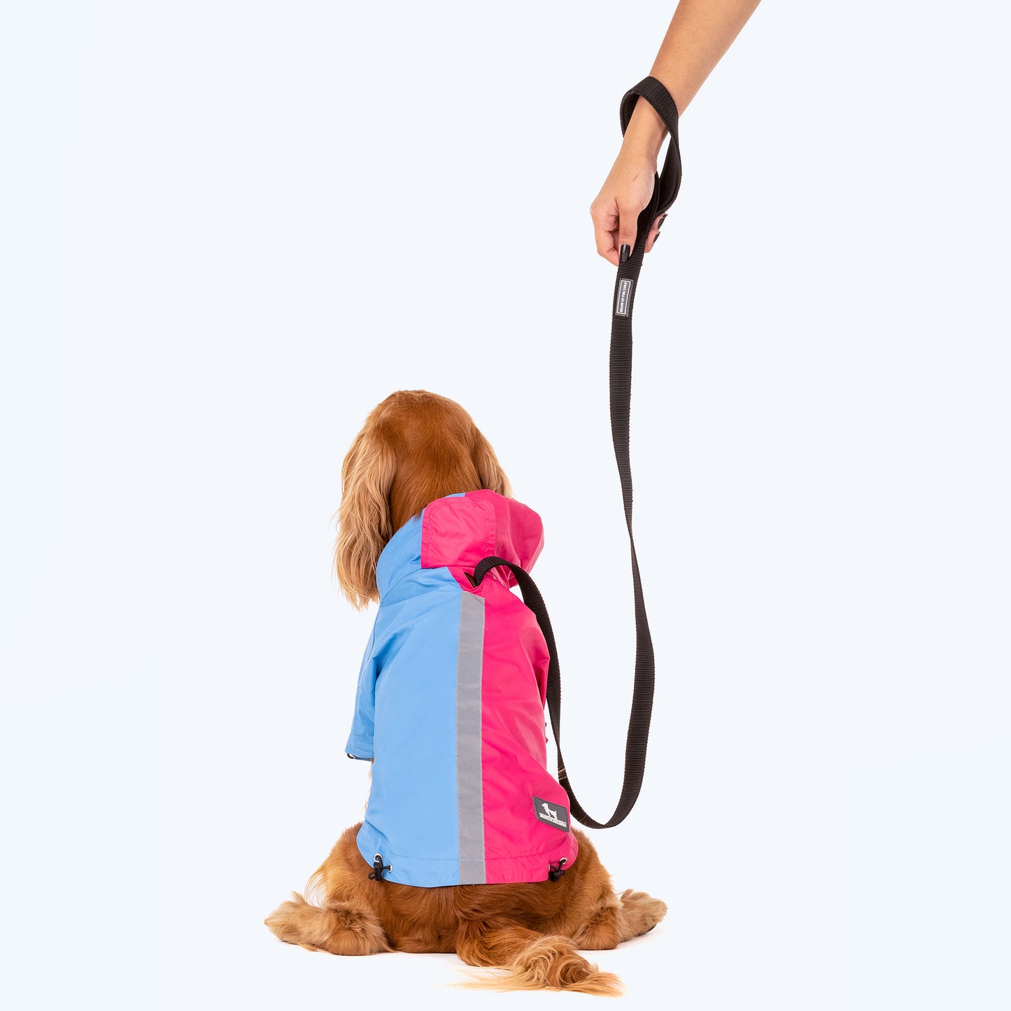 HUFT Magical Mist Dog Raincoat - Light Blue & Pink - Heads Up For Tails