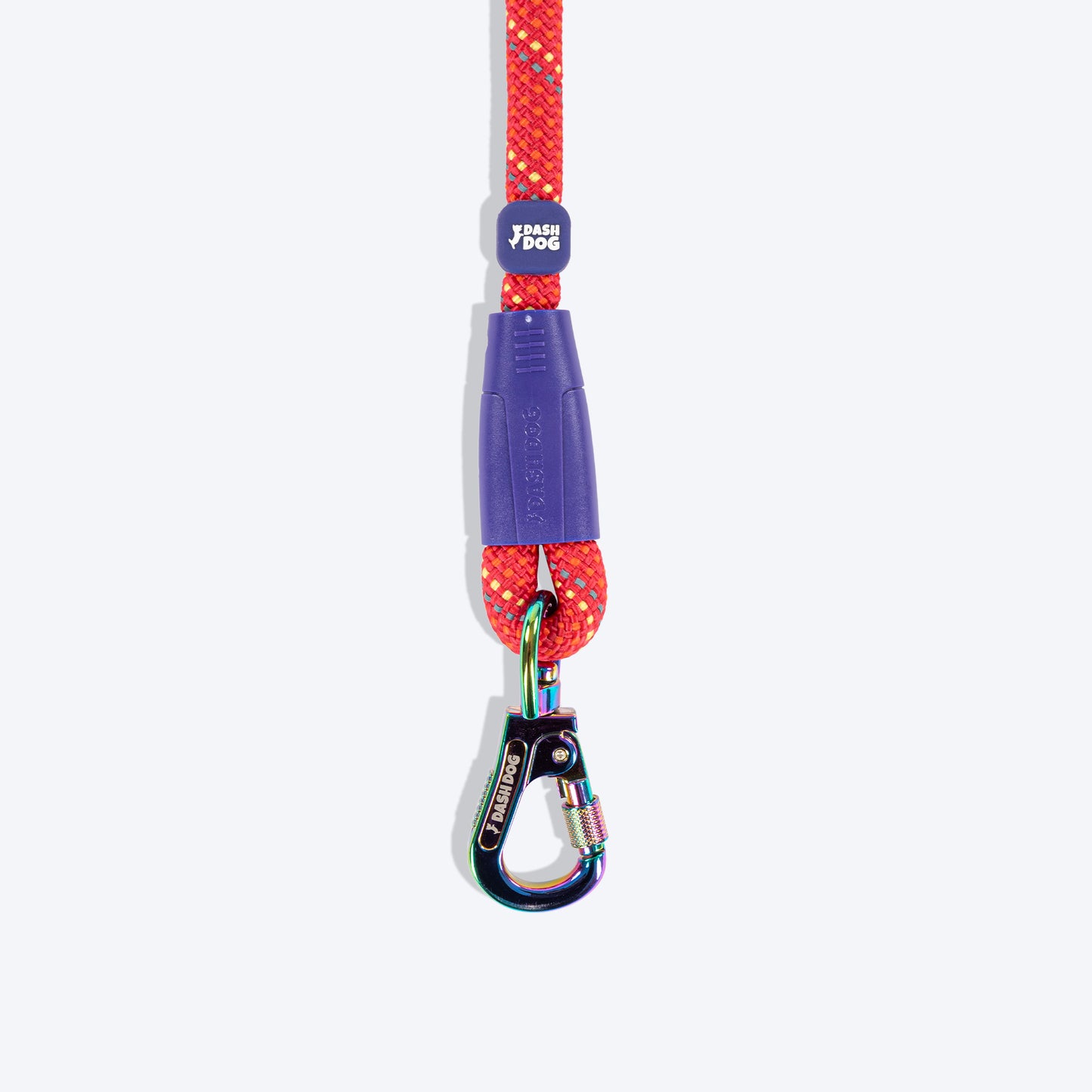 Dash Dog Chaser Rope Leash For Dog - Red - Heads Up For Tails