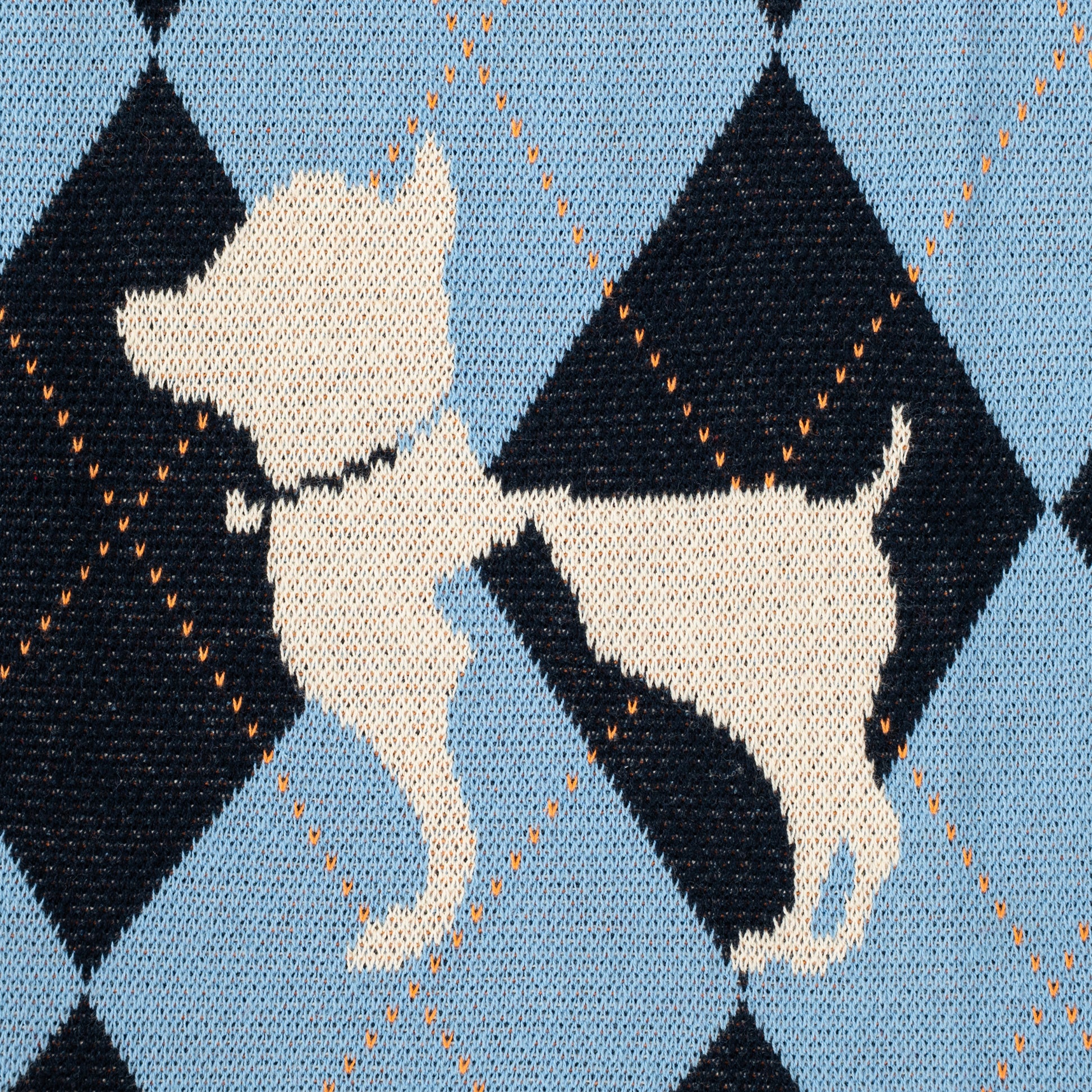 HUFT Cuddle Checks Blanket For Dog & Cat - Blue - Heads Up For Tails