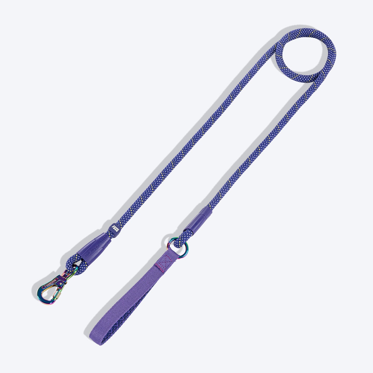 Dash Dog Chaser Rope Leash For Dog - Purple - Heads Up For Tails
