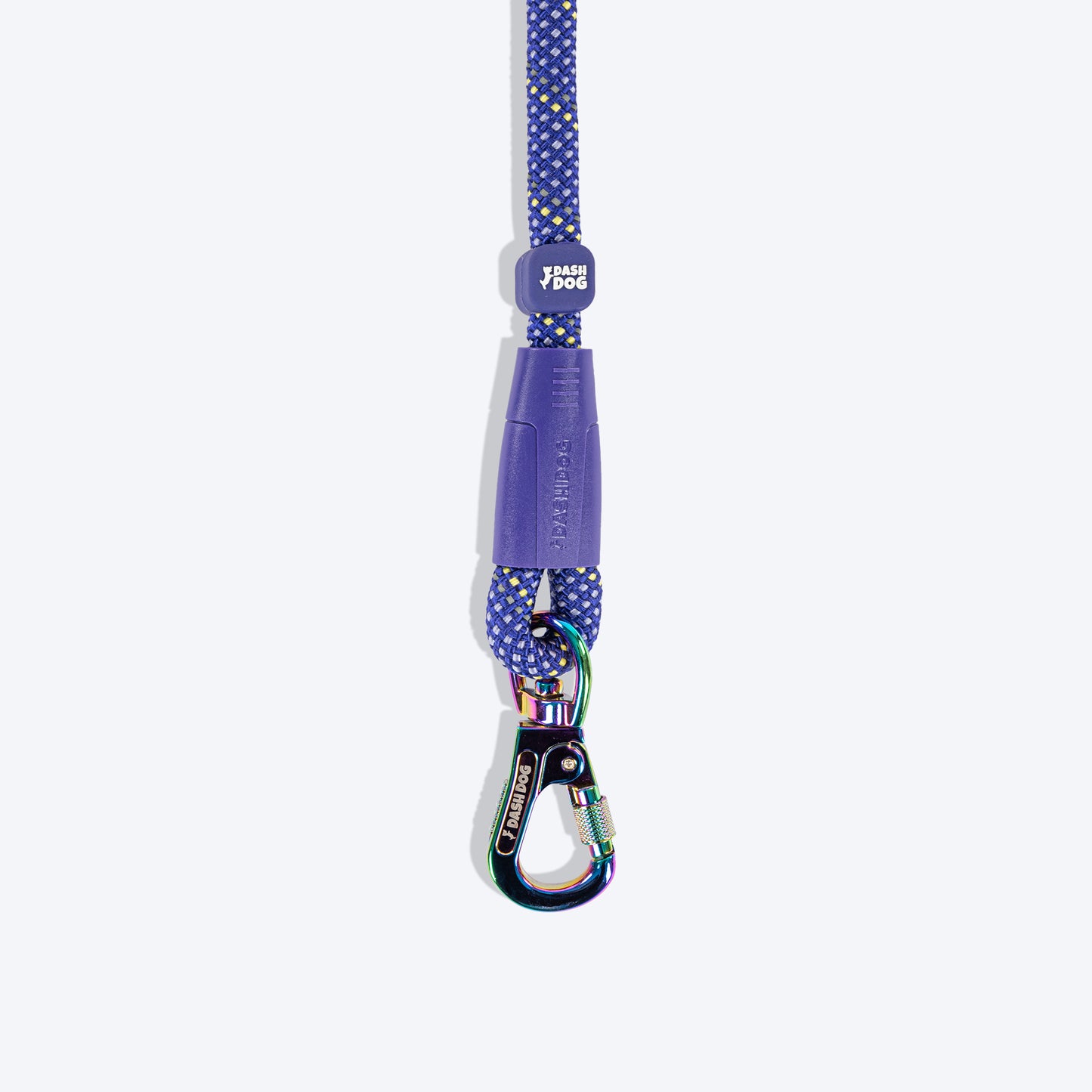 Dash Dog Chaser Rope Leash For Dog - Purple - Heads Up For Tails